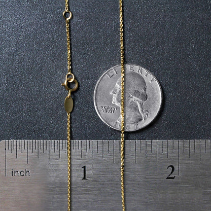 Nicholanti Collection 14k Tri-Color Gold Rosary Chain Necklace - view 7