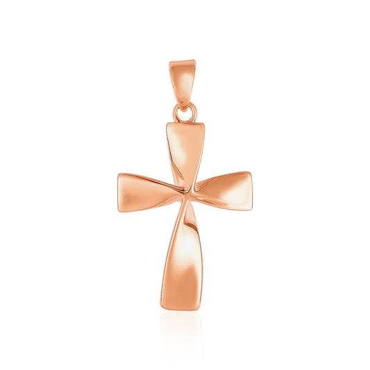 Triple Triangle Pendant with Diamonds in 14k White Gold (1/5 cttw)