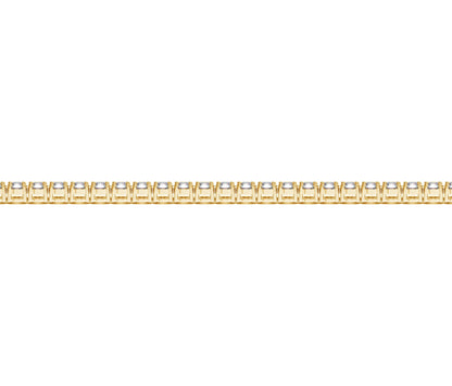 Lab Grown Round Diamond Tennis Bracelet in 14k Yellow Gold (3 cctw F/G VS2/SI1)